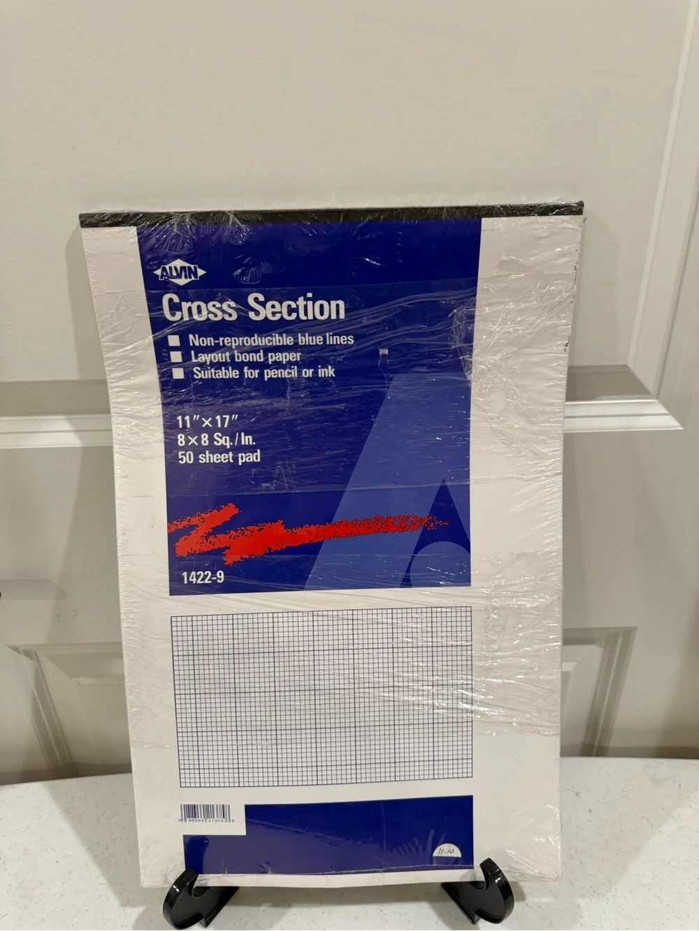 NEW Alvin Blue Cross Section Grid Pad - 11